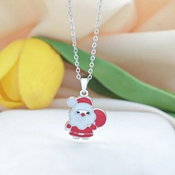 Christmas Santa Necklace - Picture 2 of 2